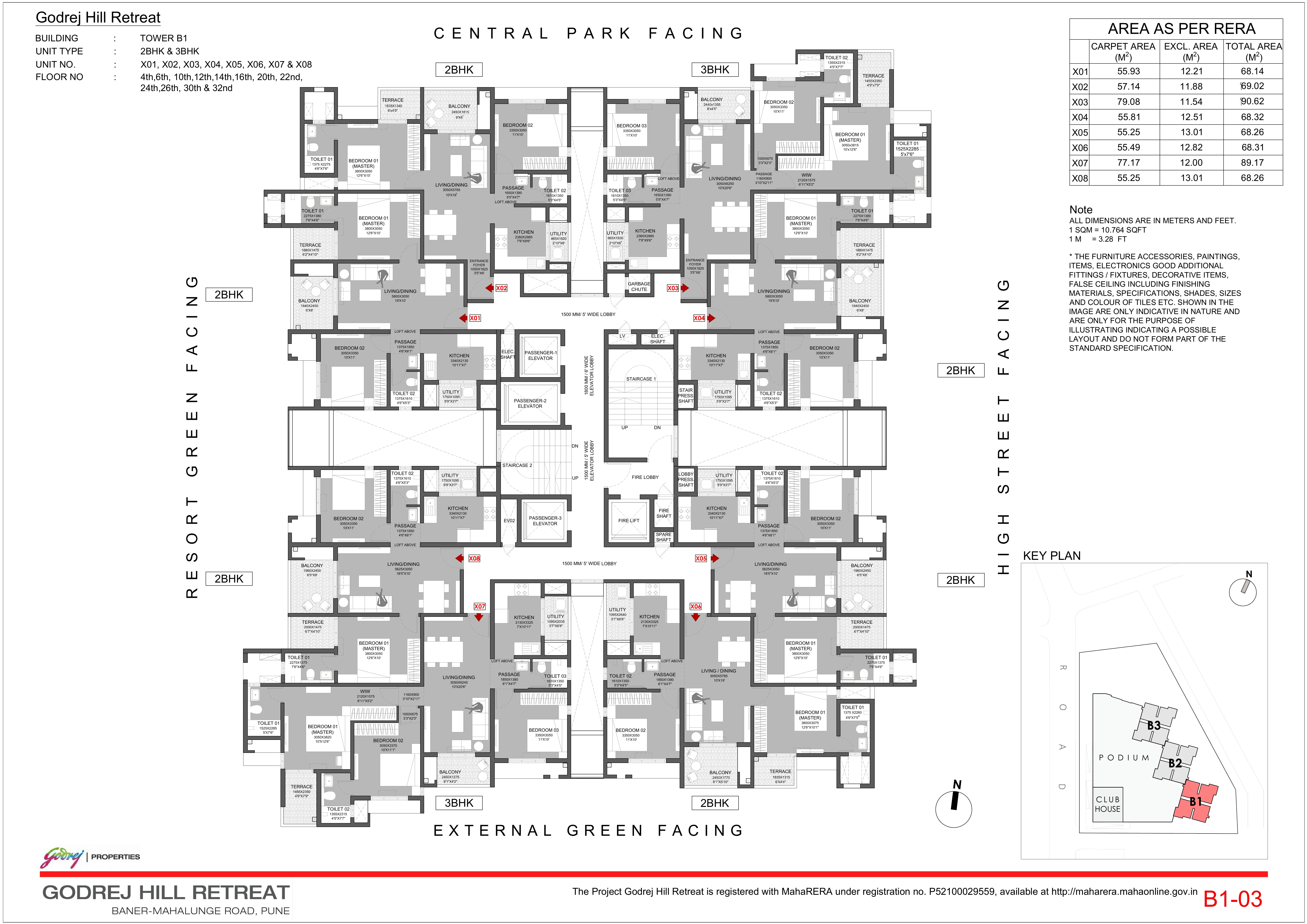 Godrej Hill Retreat Floor plan 1